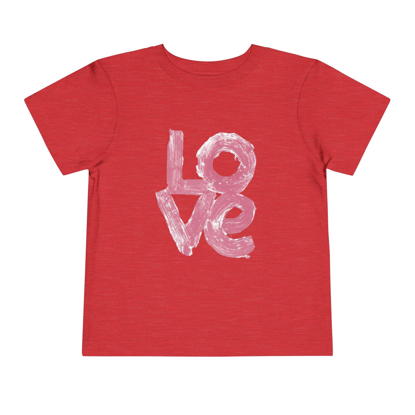 Toddler Love Tee - Cute Short Sleeve T-Shirt for Kids | Perfect for Valentine's Day & Everyday Wear