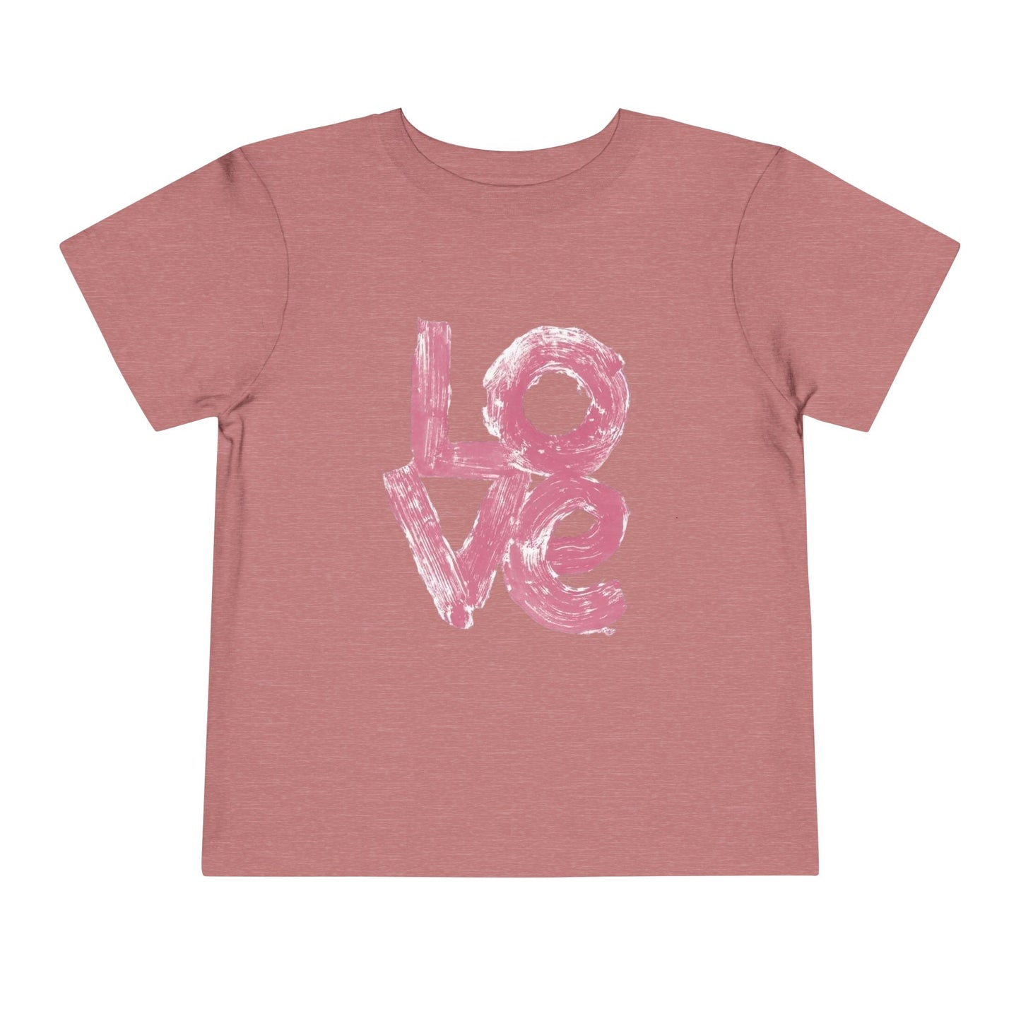 Toddler Love Tee - Cute Short Sleeve T-Shirt for Kids | Perfect for Valentine's Day & Everyday Wear
