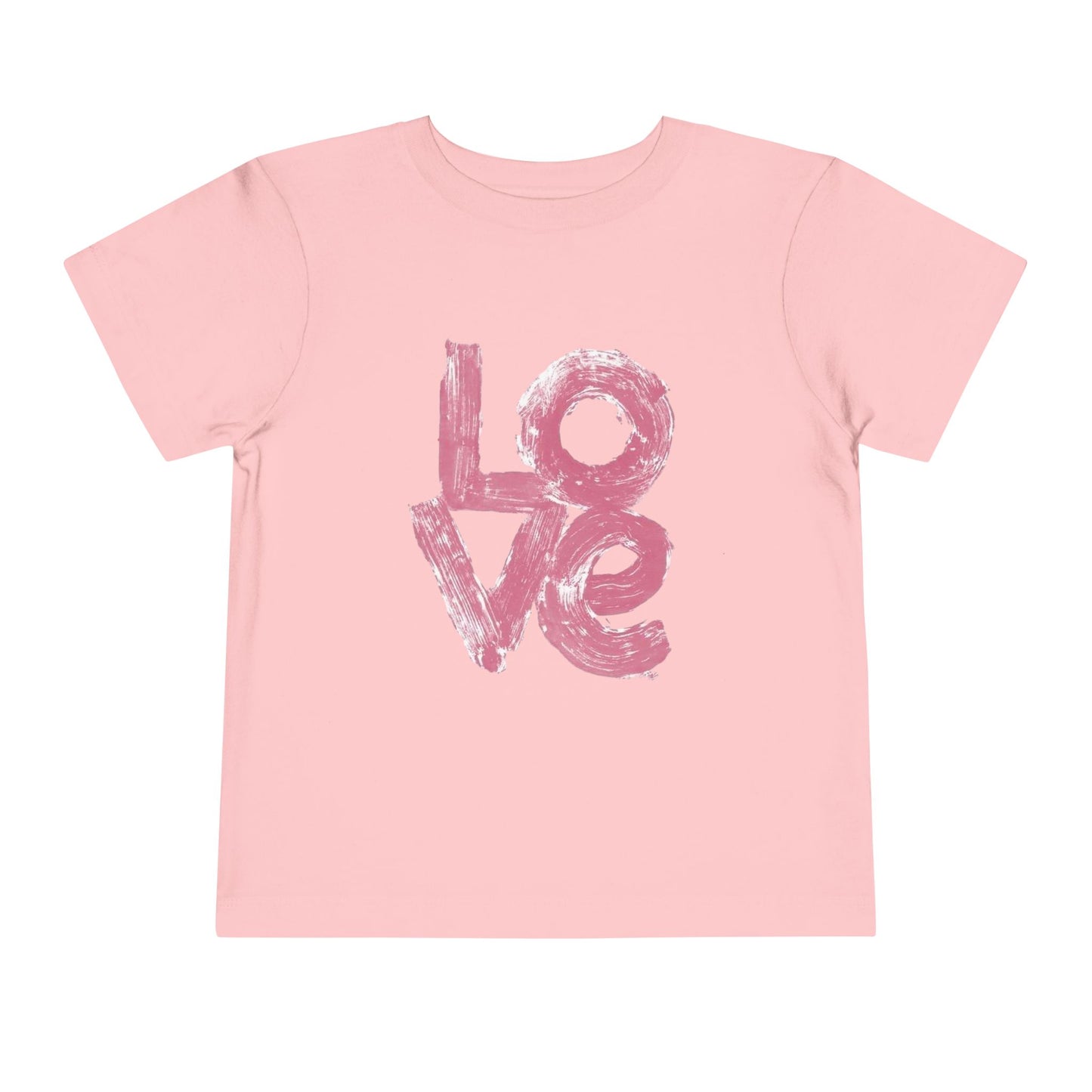 Toddler Love Tee - Cute Short Sleeve T-Shirt for Kids | Perfect for Valentine's Day & Everyday Wear