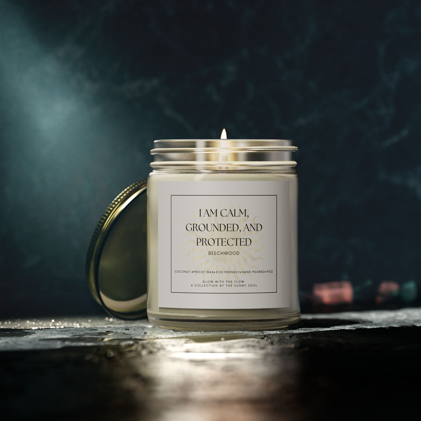 Scented Candles, Coconut Apricot Wax (4oz, 9oz)
