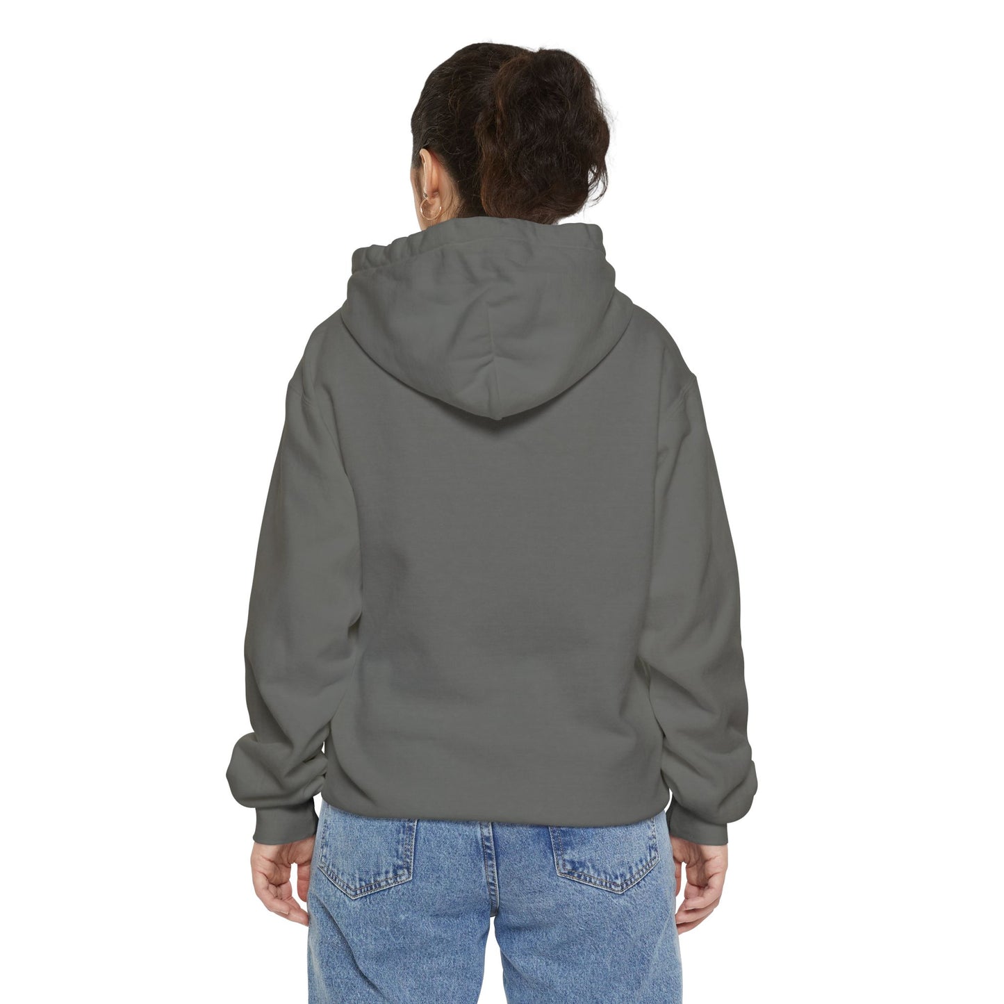 Adventure Awaits Hoodie - Unisex Garment-Dyed with Mountain Design
