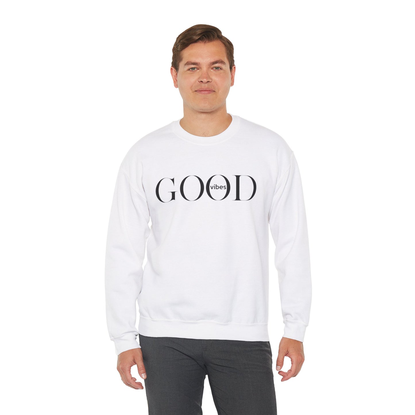 Good Vibes Unisex Heavy Blend™ Crewneck Sweatshirt