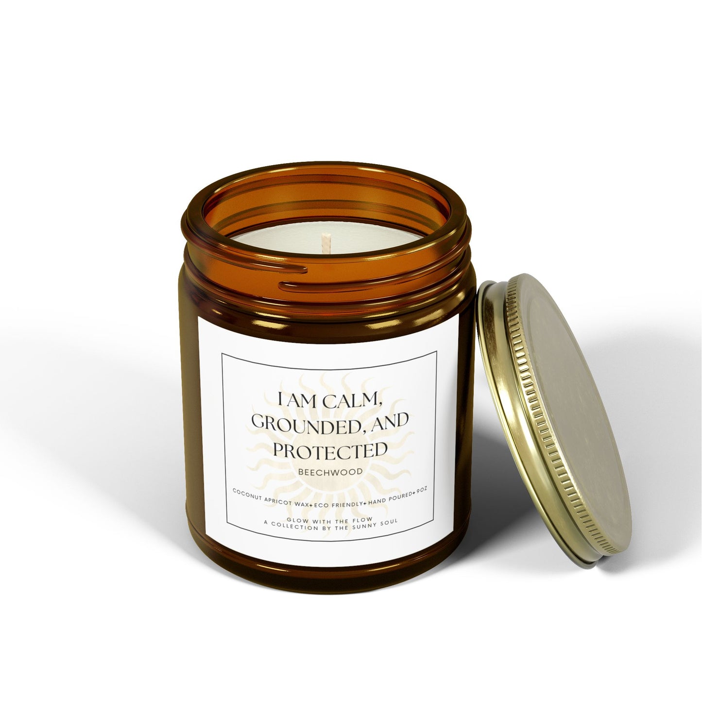 Scented Candles, Coconut Apricot Wax (4oz, 9oz)
