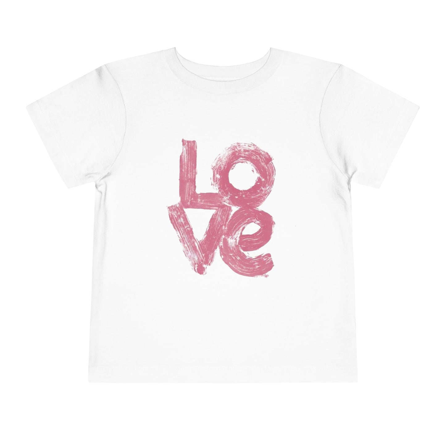 Toddler Love Tee - Cute Short Sleeve T-Shirt for Kids | Perfect for Valentine's Day & Everyday Wear